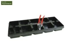 Diepe Vierkante Palmpot Rose Tray + 10 Potten - 2 Ltr. -Planten Winkel 1947435720