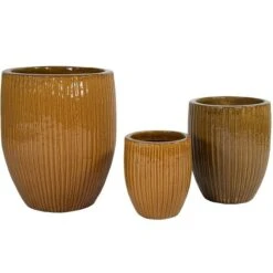 Portly Tall Egg Rib - Honey - D50H60 Cm [pallet] -Planten Winkel 1954466394