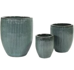 Portly Tall Egg Rib - Moss Green - D50H60 Cm [pallet] -Planten Winkel 1954466490